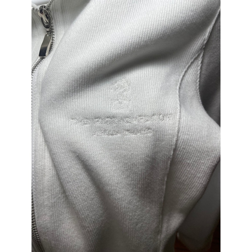 NuiSport Ritz Carlton Amelia Island White Full straight Zip Jacket Womens XS - Picture 3 of 7